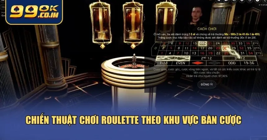 Chiến thuật thắng Roulette theo luật chơi game
